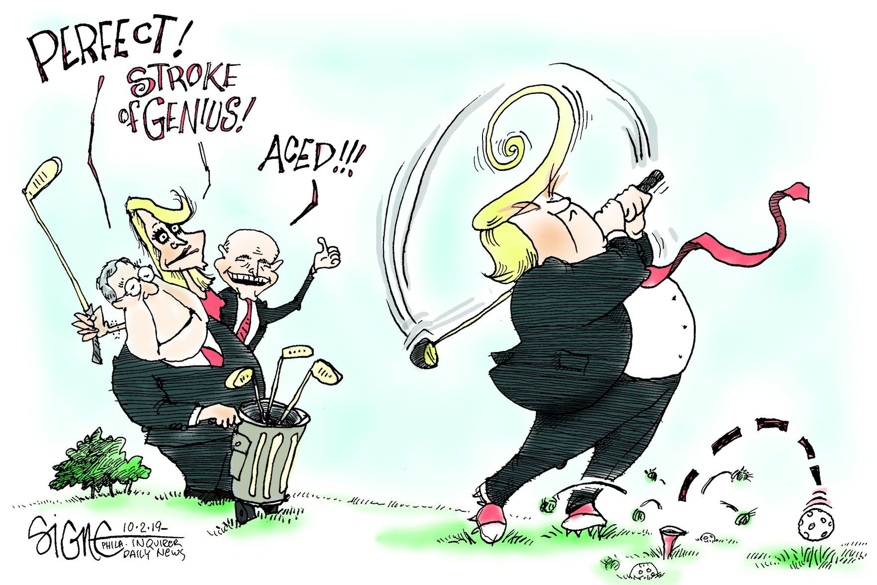 Signe Wilkinson cartoon